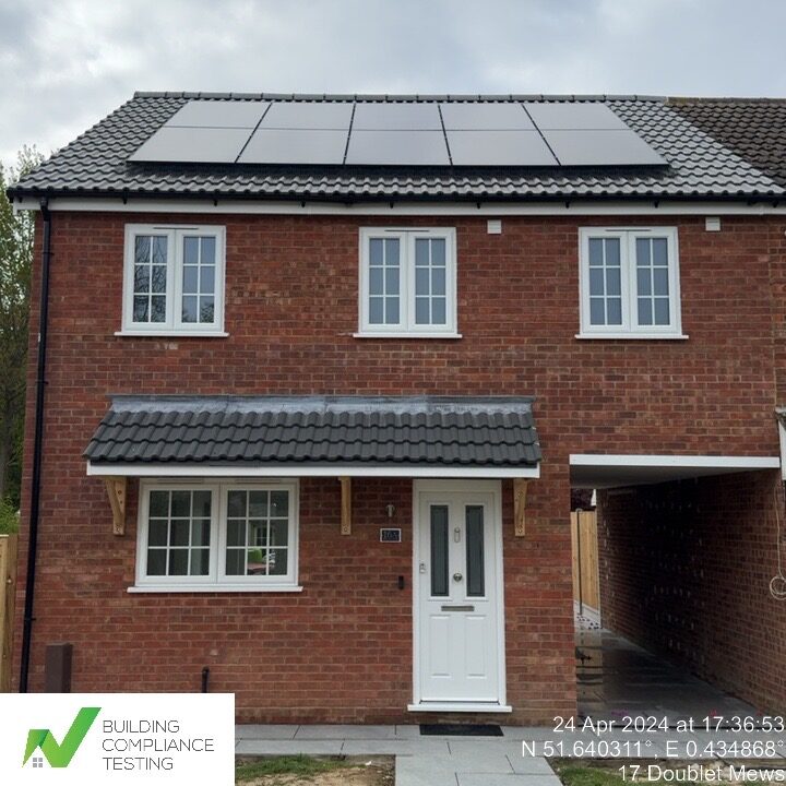 air tightness testing new build Billericay essex